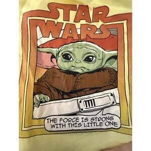 Star Wars Mandalorian Grogu Baby Yoda T-Shirt YS 14/16 - New